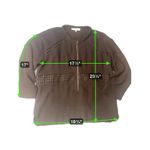 IRO  Bret Black Zipper Detail Textured Knit Sweater Top Size 38 Photo 1