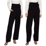 Aritzia Babaton Jermaine High Rise Wide Leg Belted Crepe Pleated Pant Size 8 Photo 2