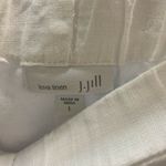 J.Jill Womens White Love Linen Pull On Pants Photo 2