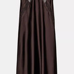ZARA SATIN LACE MIDI DRESS XS Photo 0
