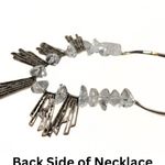 Y2K Spike & Ice Chunky Statement Necklace – NWT Silver Photo 6