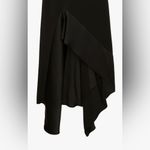 ZARA  Narciso Rodríguez Black Christmas Maxi V-Neck Silk Blend Slip Dress Sz M Photo 4