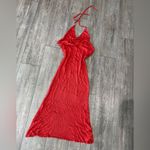 May & July Chic Backless Red Dress Photo 2
