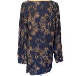 Soft Surroundings  blue beige floral tunic dress size small‎ Photo 3