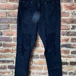 Urban Outfitters  BDG Black Distressed Denim High Rise Cigarette Jeans Women's 28 Photo 0