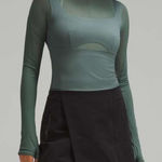 Lululemon Mesh Mixed Long-Sleeve Shirt Photo 0