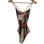 Luli Fama Chasing Waterfalls Be Scene Multicolor Print One Piece Swimsuit Sz XS Photo 11