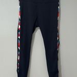 Tory Burch Sport Essential Performance Leggings Size Medium Navy Red Blue Photo 1
