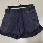 Lululemon navy blue wash casual running shorts size 6 Photo 0