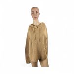 Lauren Ralph Lauren Waffle Knit Pullover Hoodie Women's Sz Medium Tan/brown Brown Photo 14