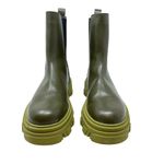 Oak + Fort Chunky Sole‎ Chelsea Boots Military Olive Green Size US 10 Photo 3