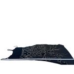 Adrianna Papell VTG Y2K Black Beaded Dress Velvet Burnout Mesh Formal Dress 12 Photo 8