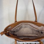 Michael Kors Pink and Brown Tote Bag with Leather Accents Photo 9
