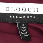Eloquii  Elements Women's Chiffon Midi Plus Dress Size 18  with Belt NWT Photo 9