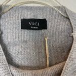 VICI BNWT! Cozy Mockneck Heavy Gray Knit Sweater Size L Photo 4
