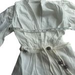 Choosy Women's White Romper with Rope Belt Size XS NWT Photo 4