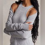 NWT Ralph Lauren RLX Cropped Stretch Cotton Blend Terry Shrug Grey Size Small Gray Photo 2