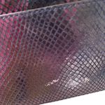 Coach Park Elevated Leather Snakeskin blue Carryall Shoulder Bag Photo 14