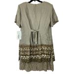 Scarlett M Women's Casual Dress with Necklace Tan Size 18W Photo 1