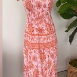 VICI  | Floral Pink Off-Shoulder Dress Photo 1