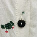 belle du jour 🌵Trendy cactus button down tie bottom shirt NWT S Photo 7