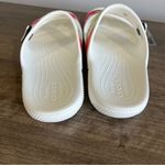 Crocs White Classic Tie Dye 2 Strap Unisex Sandal Size 9 or 7 Photo 3
