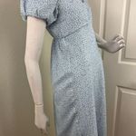 MikaRose Midi Dress Tiered Ditsy Floral Feminine Prairie Cottage Size M Lined Photo 5