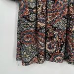 American Eagle Women's Floral Bohemian Keyhole Bell Sleeves Mini Dress Size S Photo 3