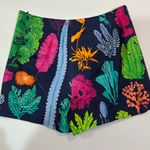 Gretchen Scott Sea Sway Shorts Women's Small Blue Photo 3