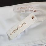 Olivaceous White Cropped Tank Top NWT Size Medium White Crop Top Photo 5