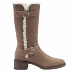 Sole Society NEW JACOBA BOOT FAUX FUR LINED Leather Suede Photo 1