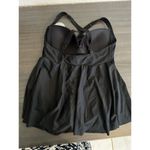 Torrid  Black Wireless Babydoll Tie-Front Tankini Size Padded Bra Crossover 12 L Photo 5