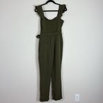 Heartloom ‎ Green Jumpsuit with Tie Waist and V-Neck Photo 5