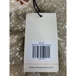 Skies Are Blue by Avara Gold Metallic Blouse Sleeve Keyhole Neckline Sz M Photo 8