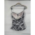 Tommy Bahama Tommy Bahama Paisley Paradise Banding Swim Top Women Large Blue Adjustable Photo 2