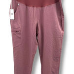 FIGS  NWT Zamora Maternity Jogger Scrub Pants 2XL Rose Pink Workwear‎ Photo 0