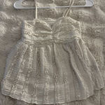 SheIn  Ruffle cream sea shell top!!  Photo 0