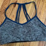 Women's Heathered Blue Strappy Bralette Size M Photo 0