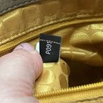 Kate Spade Windsor Square Angeline Ostrich leather Satchel Purse Beige Tan Photo 11