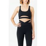 Brand New GIGI C Revolve Women's Size Large Black Phoebe Leggings High Waisted Photo 1