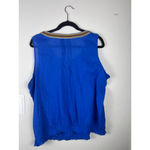st. john's bay Women's  Blue Beaded Tank Top 1X Photo 3