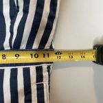 MOTHER Cut It Out Blue White Striped Jumpsuit Size XS Photo 12