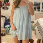 Free People Mini Blue Dress Photo 2