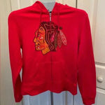 Reebok , Chicago Blackhawks women’s size medium zip‎ up hoodie #54 Photo 0
