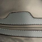 Pebbled Leather Soft Blue Gray bag. Luxury bag Photo 13