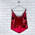 Torrid Red Velvet Cowl neck Camisole in Size 1 Photo 6