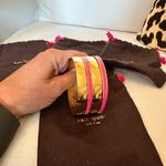 Kate Spade  4 BANGLES GOLD AND PINK 4 DUST BAGS BEING SOLD TOGETHER Photo 5