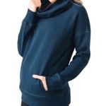 Zyia Oh So Soft Funnel Neck Hoodie Sweatshirt NEW Black XS Photo 1