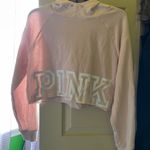 PINK - Victoria's Secret PINK Light Pink Cropped Hoodie Photo 0
