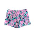 Lilly Pulitzer NEW  Buttercup Knit Shorts Oyster Bay Navy Shroom With View Sz 10 Photo 4